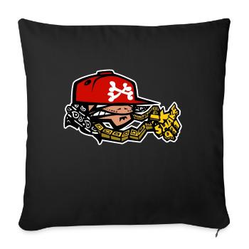 SHAKE971 GOLD CHAIN - Housse de coussin décorative 45 x 45 cm - noir - Devant