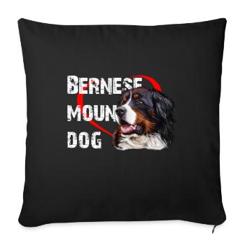 Bouvier bernois - Housse de coussin décorative 45 x 45 cm - noir - Devant