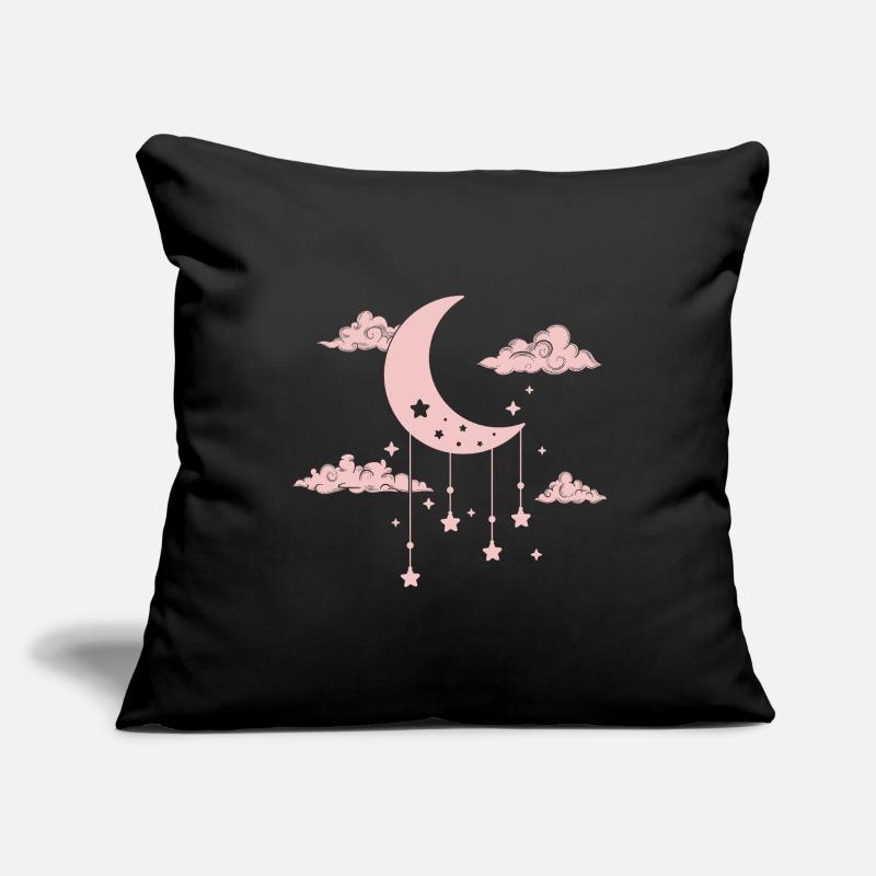 Cute Crescent Pastel Goth Moon Sofa pillowcase 17,3'' x 17,3'' (45 x 45 cm)