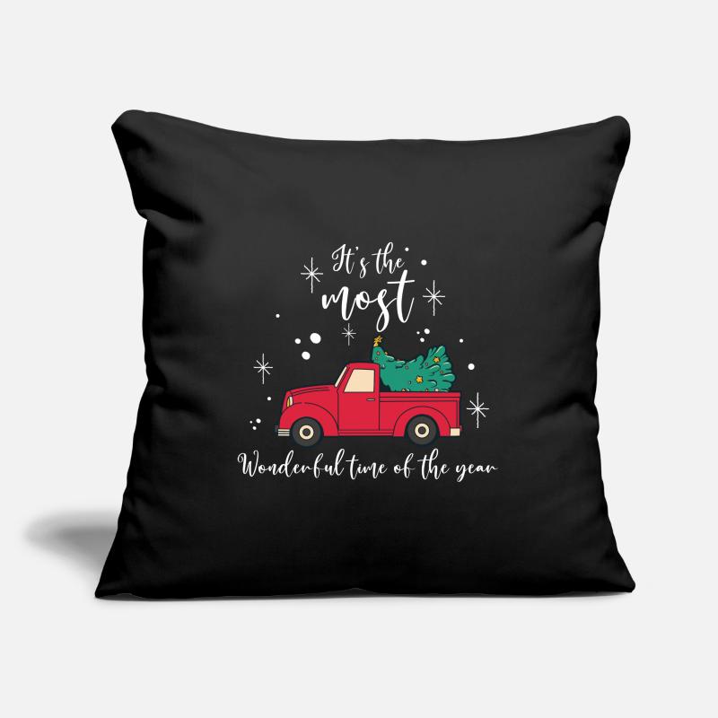 C’est la période la plus merveilleuse de l’année Housse de coussin décorative 45 x 45 cm