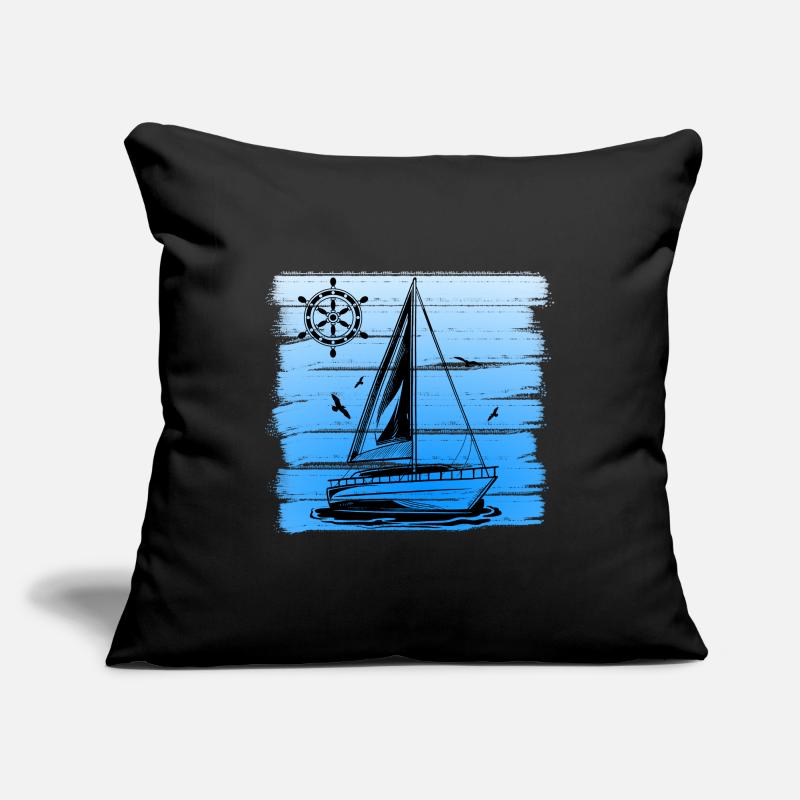 Segelschiff Design Schiff Boot Seefahrt Maritim Sofakissenbezug 45 x 45 cm