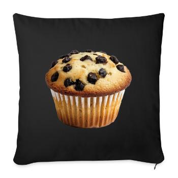 Muffin - Housse de coussin décorative 45 x 45 cm - noir - Devant