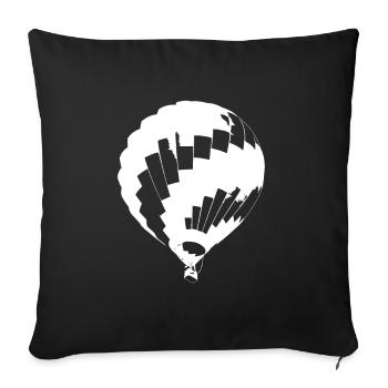 Balloon - Sofa pillowcase 17,3'' x 17,3'' (45 x 45 cm) - black - Front