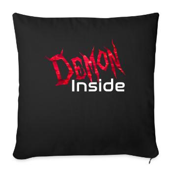 Demon Inside - Housse de coussin décorative 45 x 45 cm - noir - Devant