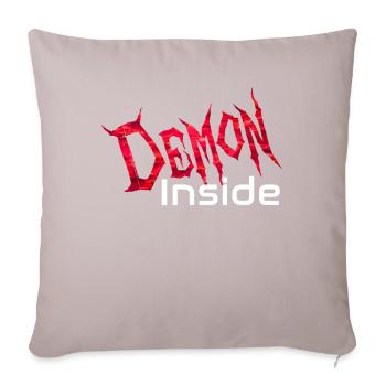 Demon Inside - Sofa pillowcase 17,3'' x 17,3'' (45 x 45 cm) - light taupe - Front