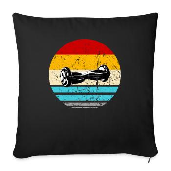 Hoverboard E-Board Skateboard Hovern - Sofa pillowcase 17,3'' x 17,3'' (45 x 45 cm) - black - Front