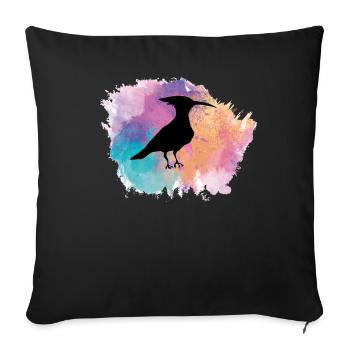 Protection de la nature - Housse de coussin décorative 45 x 45 cm - noir - Devant