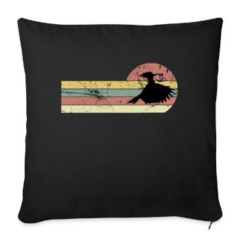 Protection de la nature - Housse de coussin décorative 45 x 45 cm - noir - Devant