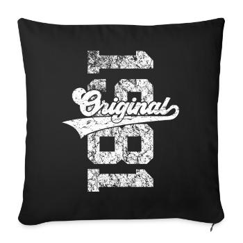 45E ANNIVERSAIRE ORIGINAL 1981 - Housse de coussin décorative 45 x 45 cm - noir - Devant