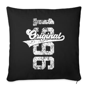 30TH BIRTHDAY ORIGINAL 1996 - Sofa pillowcase 17,3'' x 17,3'' (45 x 45 cm) - black - Front