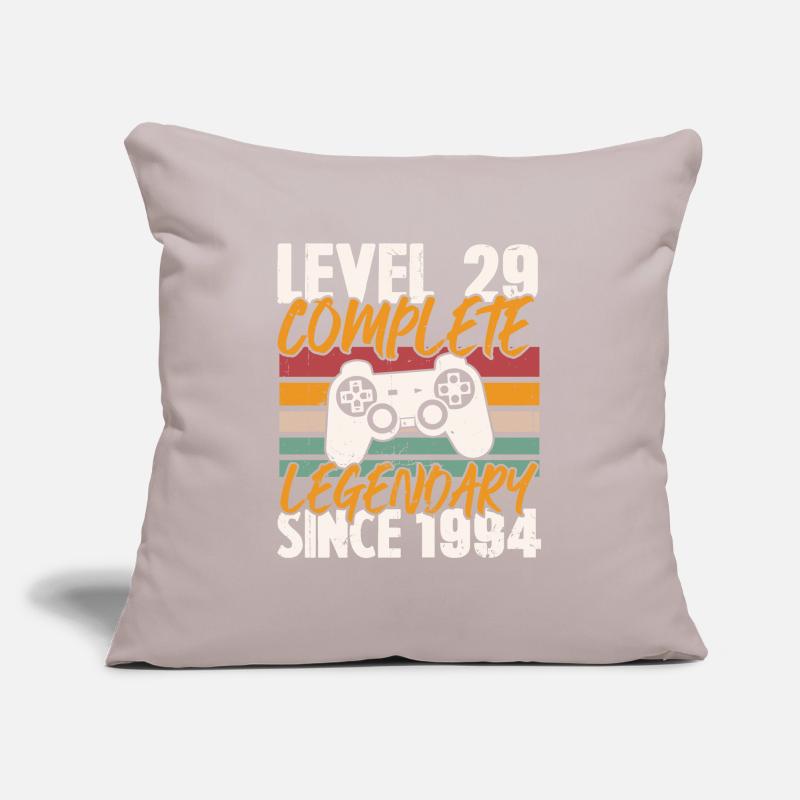 Geburtstagsgeschenk, Level 29 Complete 1994 Sofakissenbezug 45 x 45 cm