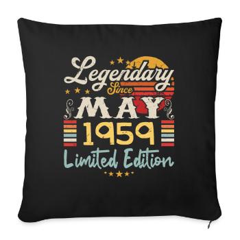 Legendary since May 1959 Limited Edition - Housse de coussin décorative 45 x 45 cm - noir - Devant