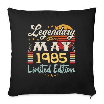 Legendary since May 1985 Limited Edition - Housse de coussin décorative 45 x 45 cm - noir - Devant