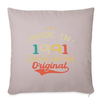 Made in 1991 | Limited Edition 1991 | Original - Housse de coussin décorative 45 x 45 cm - taupe clair - Devant