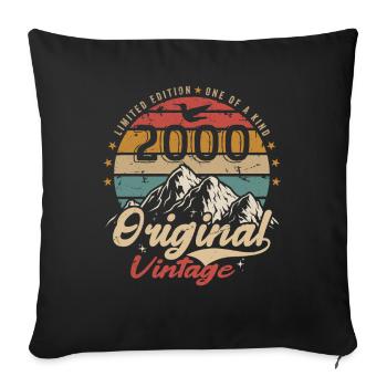Original Vintage 2000 Limitierte Auflage 2000 - Sofakissenbezug 45 x 45 cm - Schwarz - Vorne