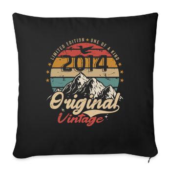 Original Vintage 2014 limitierte Auflage 2014 - Sofakissenbezug 45 x 45 cm - Schwarz - Vorne