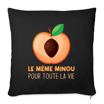 EVG Marié Futur - Housse de coussin décorative 45 x 45 cm - noir - Devant