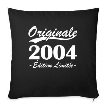 Originale 2004 édition limitée - Housse de coussin décorative 45 x 45 cm - noir - Devant
