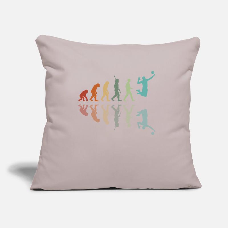 Volleyball Evolution Sofa pillowcase 17,3'' x 17,3'' (45 x 45 cm)