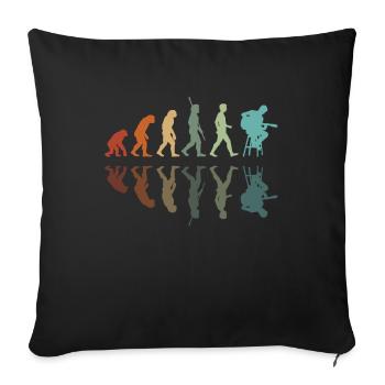 Guitar Development - Sofa pillowcase 17,3'' x 17,3'' (45 x 45 cm) - black - Front