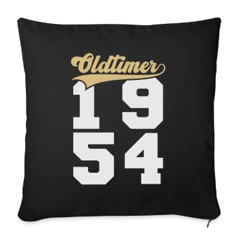 Oldtimer 1954 - Sofa pillowcase 17,3'' x 17,3'' (45 x 45 cm) - black - Front
