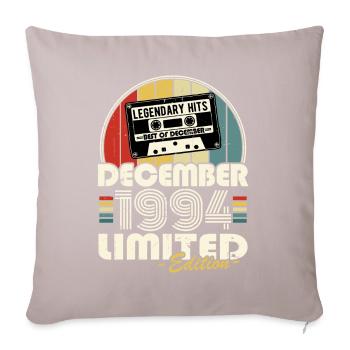 Legendary since December 1994 vintage birthday - Sofa pillowcase 17,3'' x 17,3'' (45 x 45 cm) - light taupe - Front
