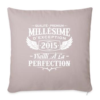 Vintage 2015 - Sofa pillowcase 17,3'' x 17,3'' (45 x 45 cm) - light taupe - Front