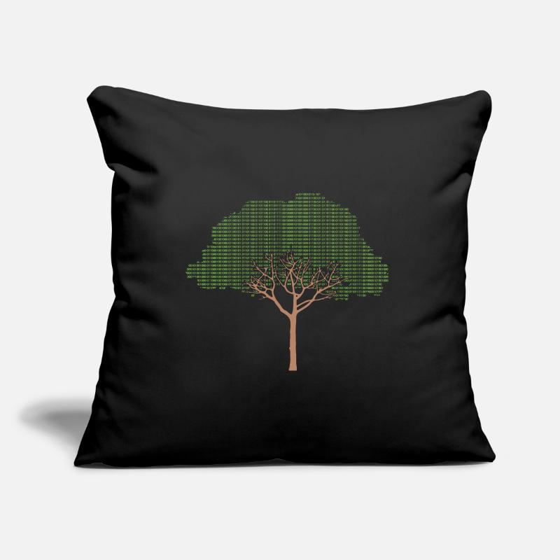 Binary Tree Admin Hacker Coder Programmierer Sofakissenbezug 45 x 45 cm