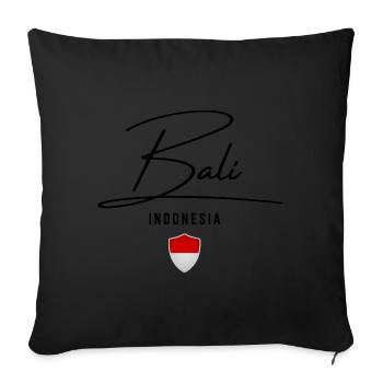 I Love Bali, Bali Indonesia - Sofa pillowcase 17,3'' x 17,3'' (45 x 45 cm) - black - Front