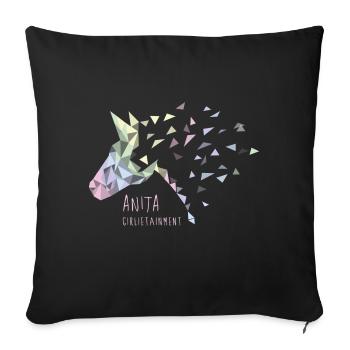 Anita Girlietainment past - Sofakissenbezug 45 x 45 cm - Schwarz - Vorne
