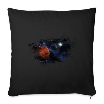 Mission to Mars Style Vintage - Housse de coussin décorative 45 x 45 cm - noir - Devant