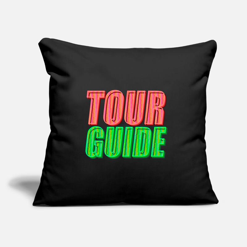 Guide touristique | Explorez le monde avec style Housse de coussin décorative 45 x 45 cm