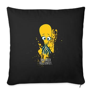 Octopus Squid Costume Newborn Funny - Sofa pillowcase 17,3'' x 17,3'' (45 x 45 cm) - black - Front