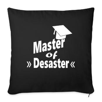graduation - Sofa pillowcase 17,3'' x 17,3'' (45 x 45 cm) - black - Front