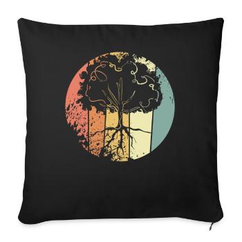 Protection de l’environnement Nature - Housse de coussin décorative 45 x 45 cm - noir - Devant