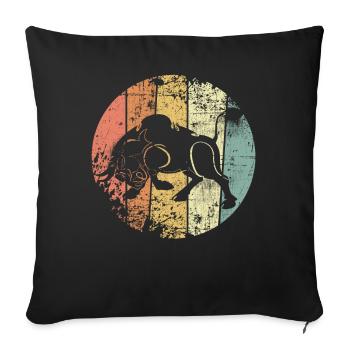 Bulle - Sofakissenbezug 45 x 45 cm - Schwarz - Vorne