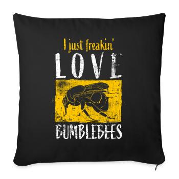Hummel - Sofakissenbezug 45 x 45 cm - Schwarz - Vorne