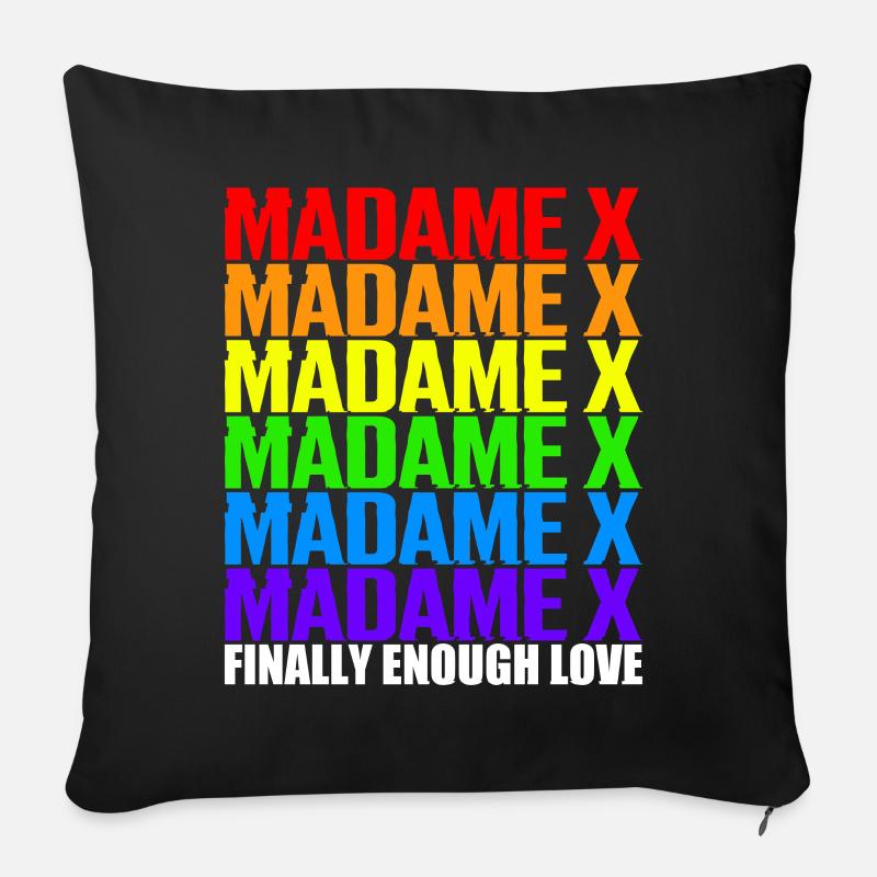 Finally Enough Love - Sofa pillowcase 17,3'' x 17,3'' (45 x 45 cm) - black