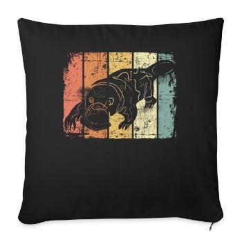 Becs d’Australie - Housse de coussin décorative 45 x 45 cm - noir - Devant