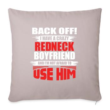 Redneck Trailer Park Gift I Caravan - Sofa pillowcase 17,3'' x 17,3'' (45 x 45 cm) - light taupe - Front