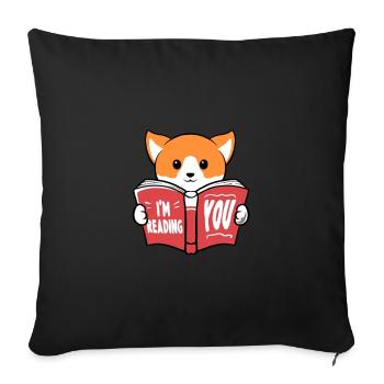 Psychologie Psychothérapeute Cadeau I Psychiatre - Housse de coussin décorative 45 x 45 cm - noir - Devant