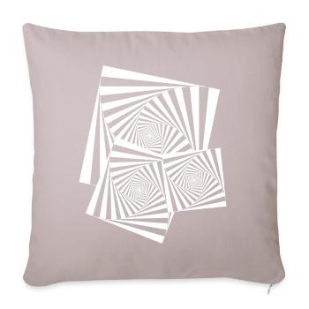 Techno - Sofa pillowcase 17,3'' x 17,3'' (45 x 45 cm) - light taupe - Front