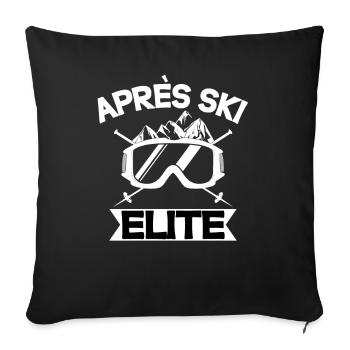 Apres Ski Elite - Sofa pillowcase 17,3'' x 17,3'' (45 x 45 cm) - black - Front