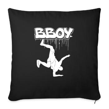 Breakdance Bboying Gift I Breakdancing - Sofa pillowcase 17,3'' x 17,3'' (45 x 45 cm) - black - Front