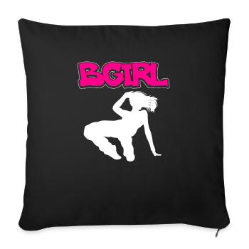Breakdance Bboying Gift I Breakdancing - Sofa pillowcase 17,3'' x 17,3'' (45 x 45 cm) - black - Front