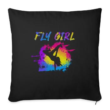 Breakdance Bboying Gift I Breakdancing - Sofa pillowcase 17,3'' x 17,3'' (45 x 45 cm) - black - Front