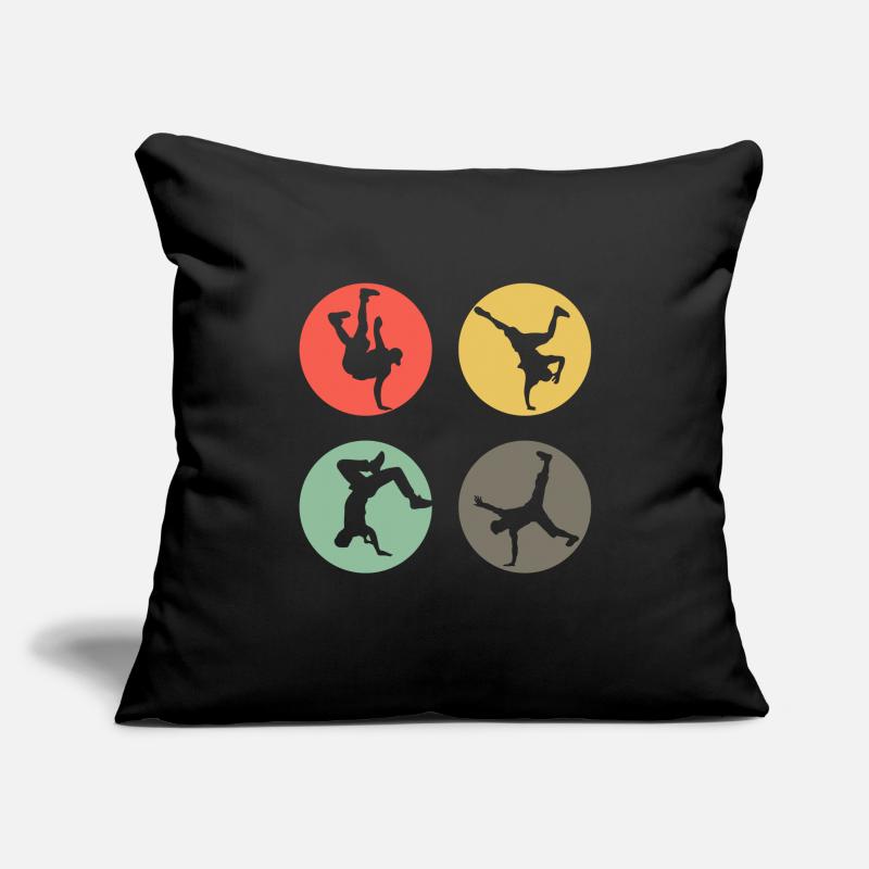 Retro Breakdance Bboying Geschenk I Breakdancing Sofakissenbezug 45 x 45 cm