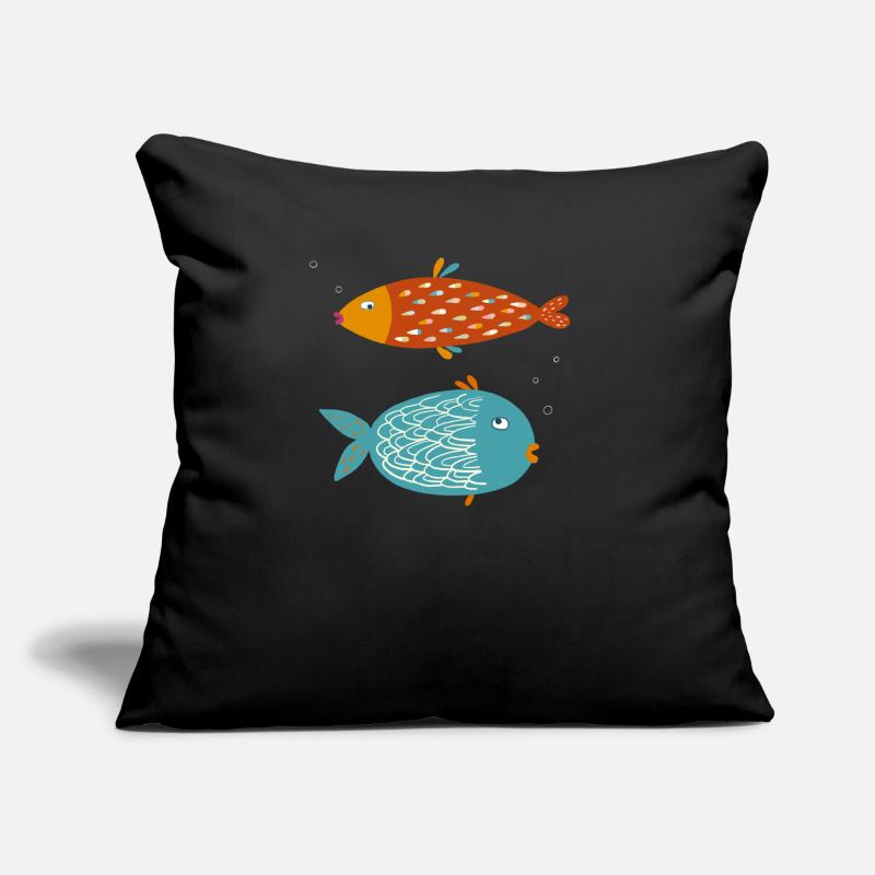 Sarcastic Fish Sofa pillowcase 17,3'' x 17,3'' (45 x 45 cm)