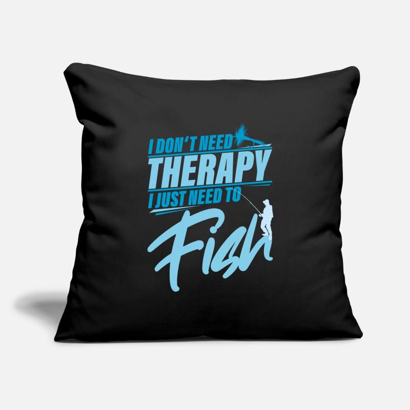 fishing Sofa pillowcase 17,3'' x 17,3'' (45 x 45 cm)