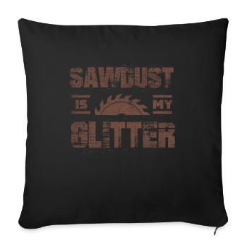 lumberjack - Sofa pillowcase 17,3'' x 17,3'' (45 x 45 cm) - black - Front